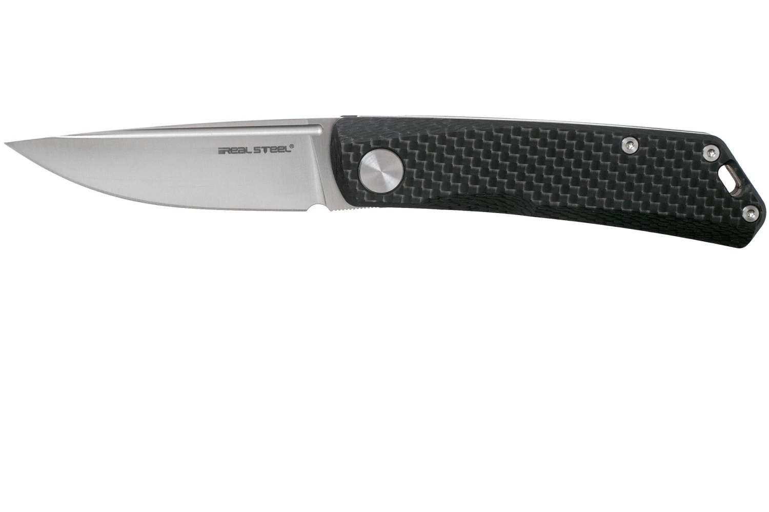 Real Steel Luna Premium II M390 Carbon Fibre 7005P Knivesandtools Exclusive Navaja Slipjoint