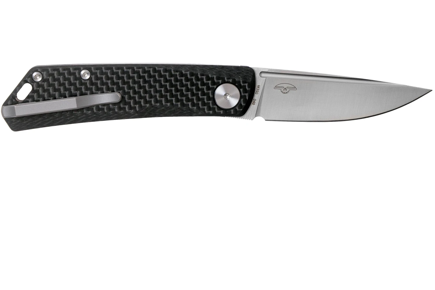 Real Steel Luna Premium II M390 Carbon Fibre 7005P Knivesandtools Exclusive Navaja Slipjoint - Imagen 2