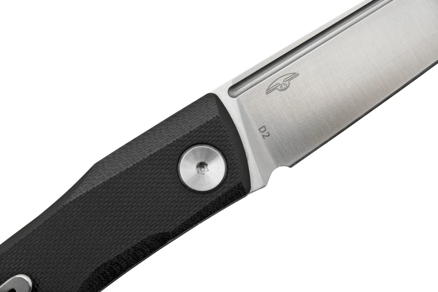 Real Steel Solis Lite, 7064SB, Black G10, Satin D2 Navaja Slipjoint - Imagen 5