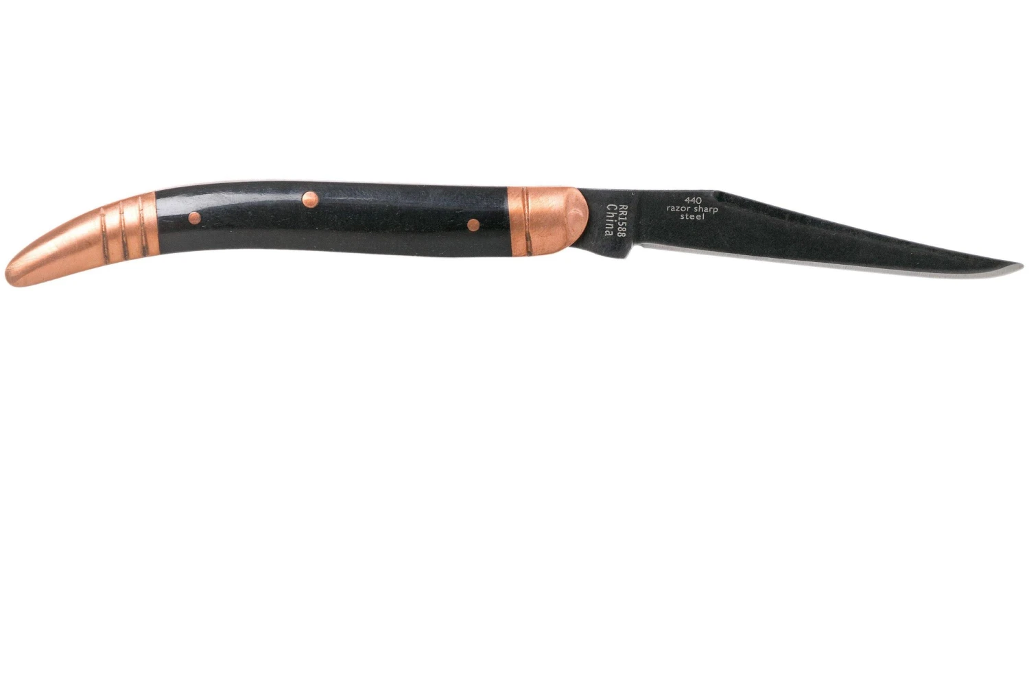 Rough Ryder Baby Toothpick Copper Bolster RR1588 Navaja Slipjoint - Imagen 2