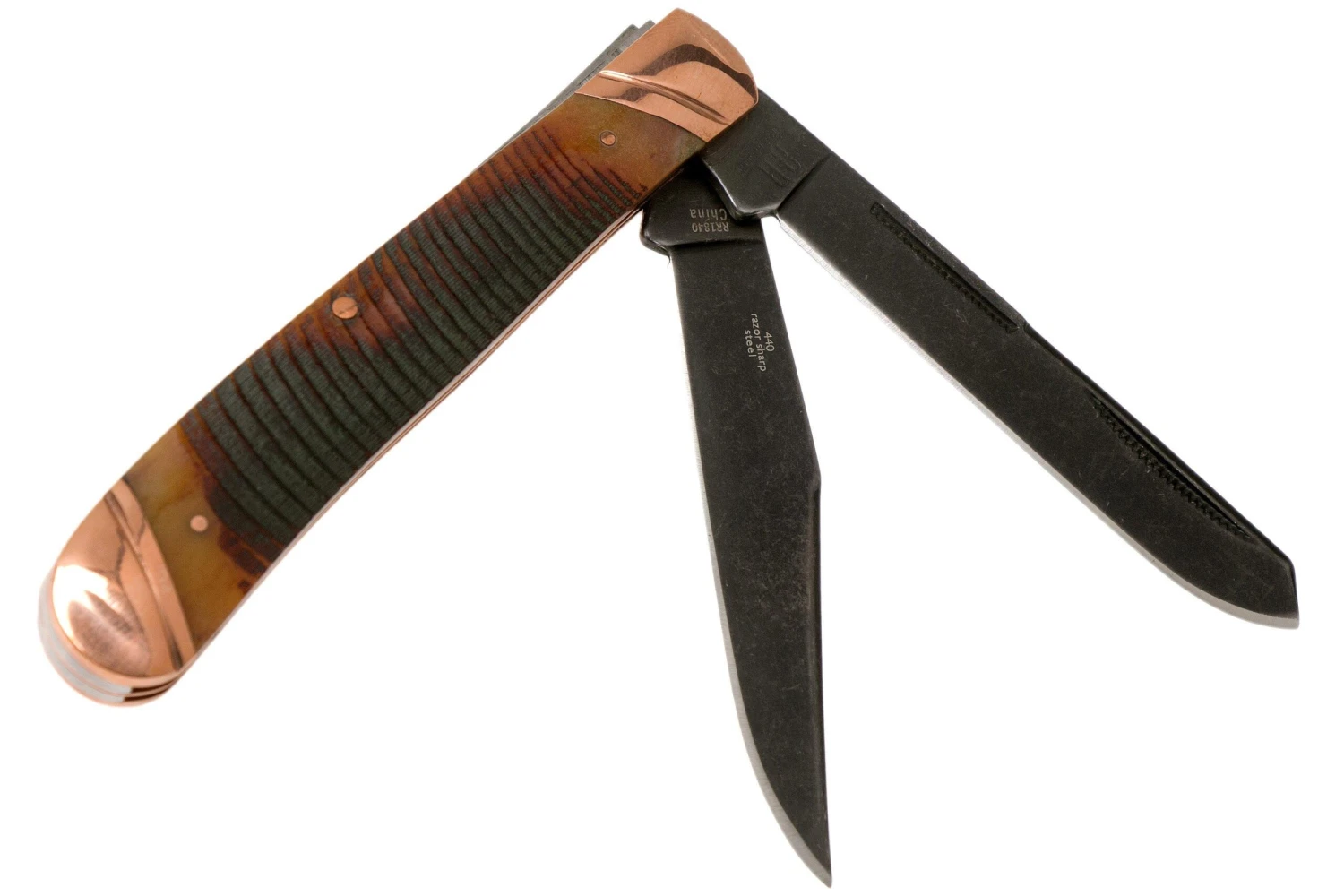 Rough Ryder Backwoods Bushcrafter Trapper RR1840 Navaja - Imagen 2