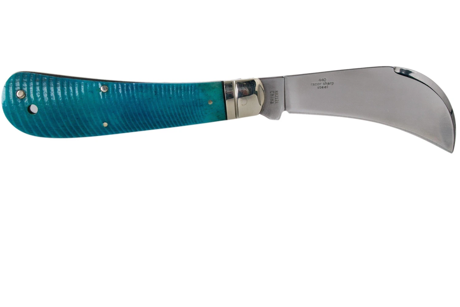 Rough Ryder Black & Blue Hawkbill RR2121 Navaja - Imagen 2