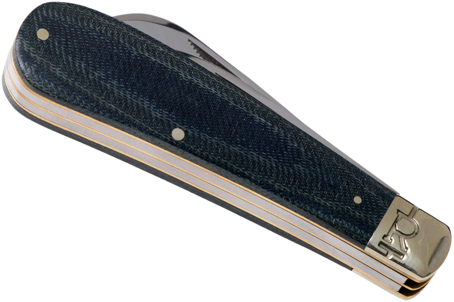 Rough Ryder Half Hawk Denim RR2186 Carbon Navaja Slipjoint - Imagen 4