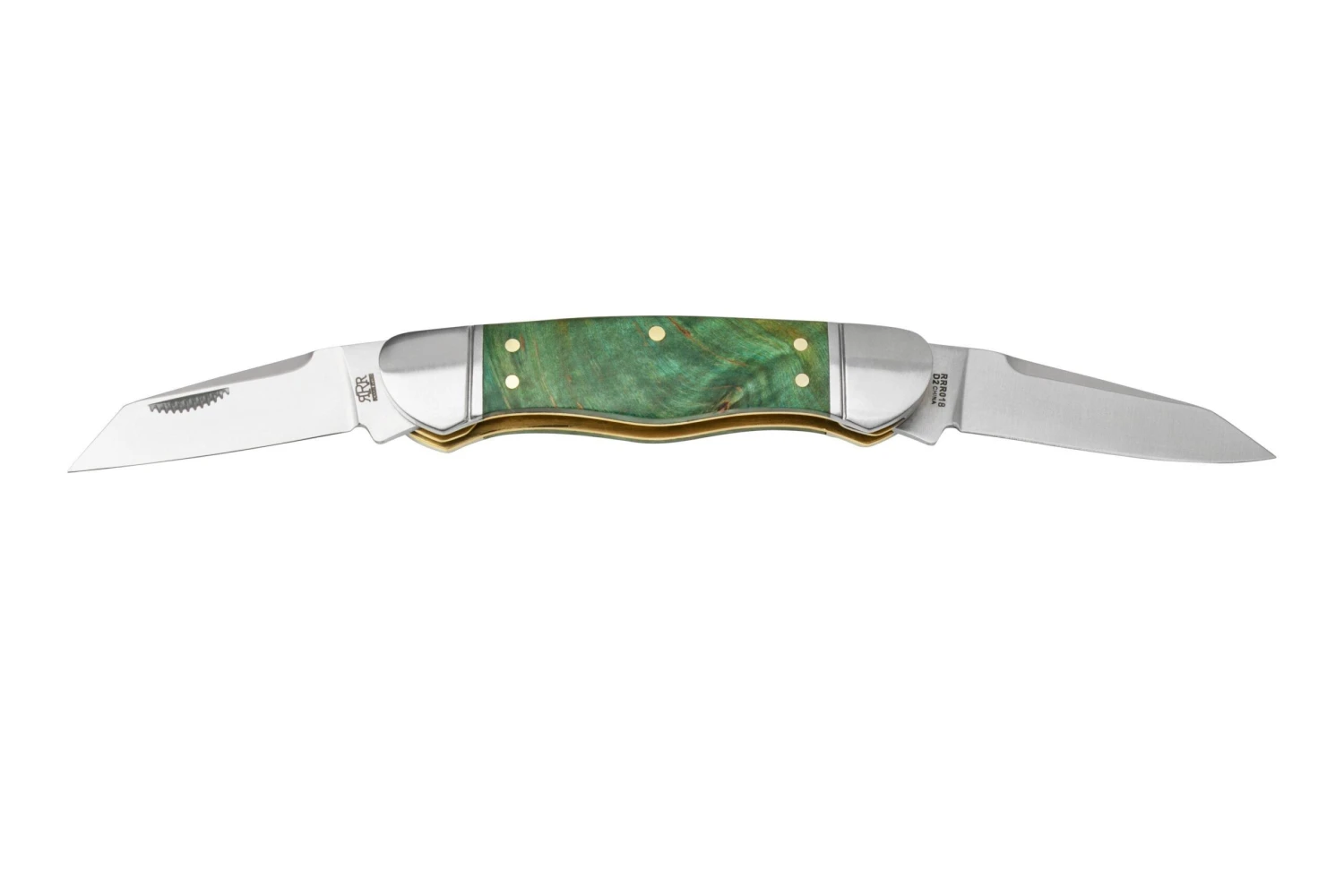 Rough Ryder Reserve Kayak D2 Stabilized Oak, RRR018 Navaja Slipjoint - Imagen 2