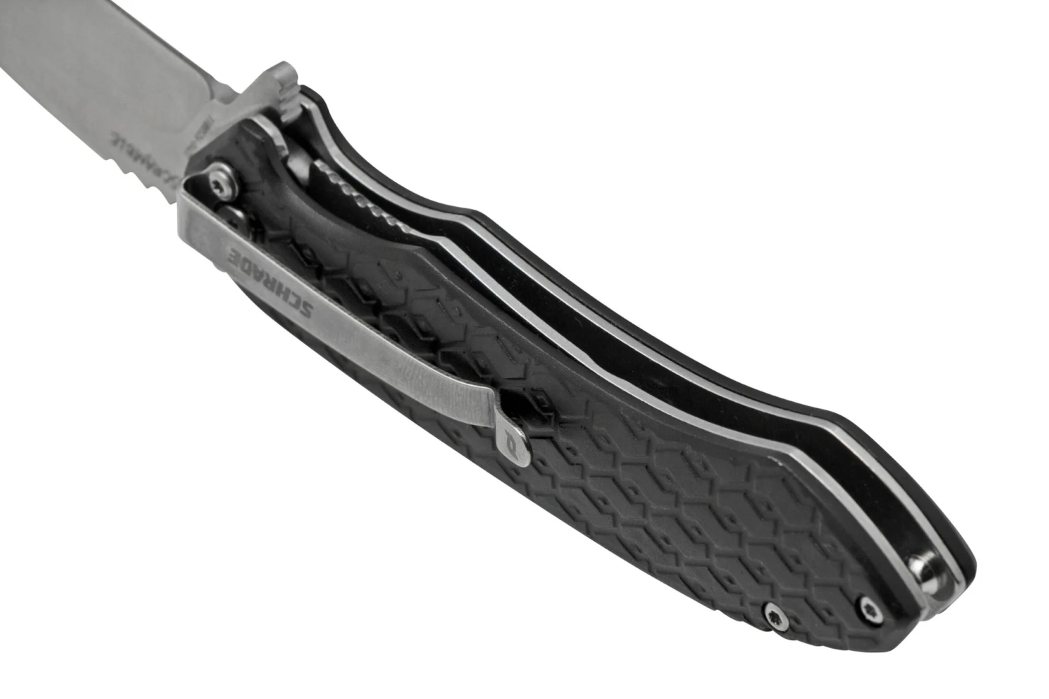 Schrade Scramble 1159311, Navaja Negra - Imagen 4