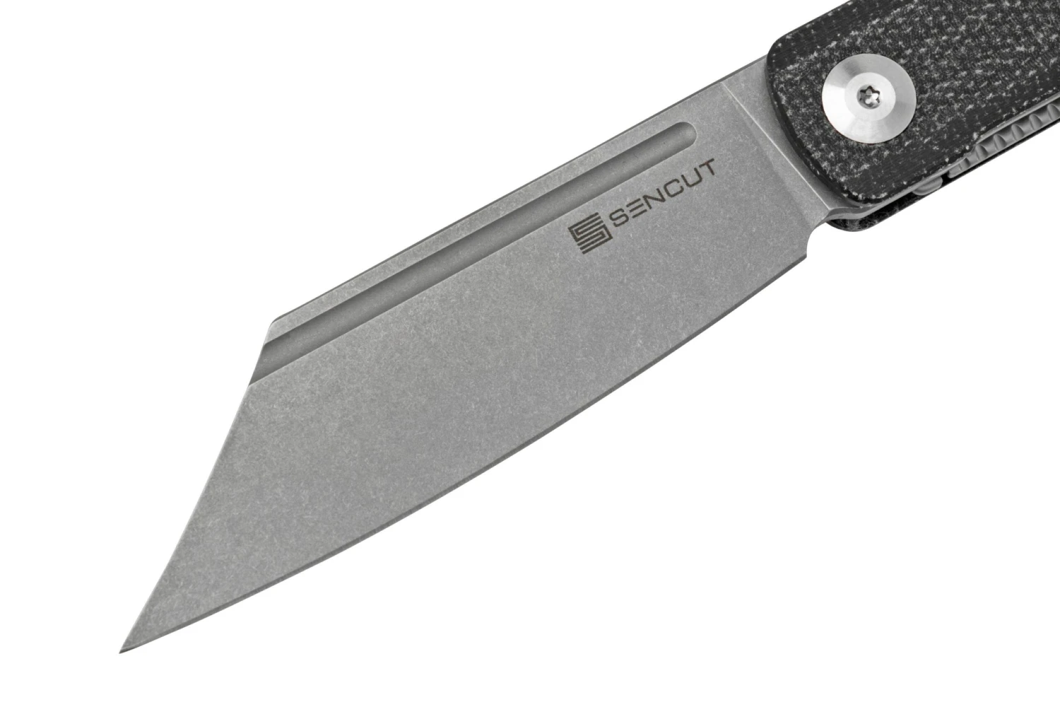 SENCUT Bronte SA08A Stonewashed, Black Micarta, Navaja - Imagen 3