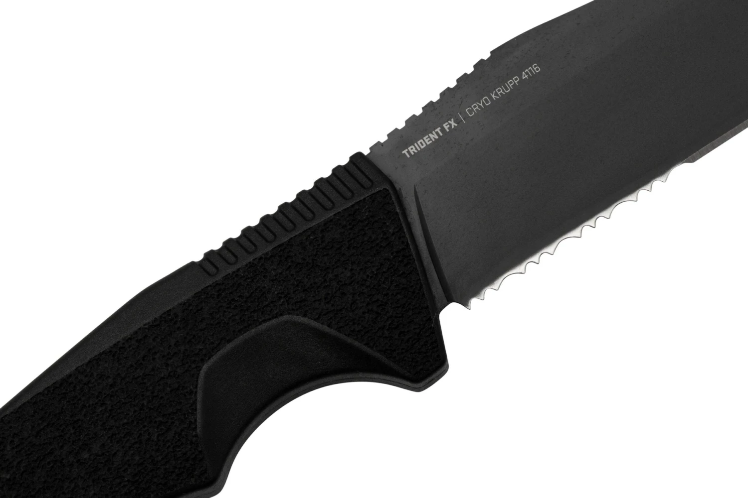 SOG Trident FX 17-12-02-57 Blackout, Partially Serrated, Cuchillo Fijo - Imagen 5