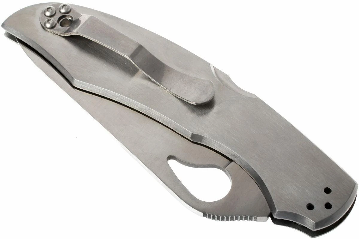 Spyderco Byrd Cara Cara SS, 2a Generaci贸n, Parcialmente Dentado - Imagen 4