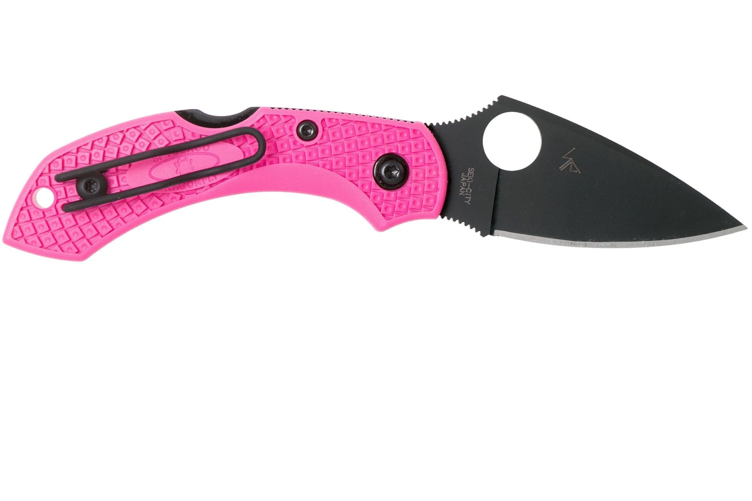Spyderco Dragonfly 2 Pink Black S30V C28FPPNS30BK2 Pink Heals Navaja - Imagen 2