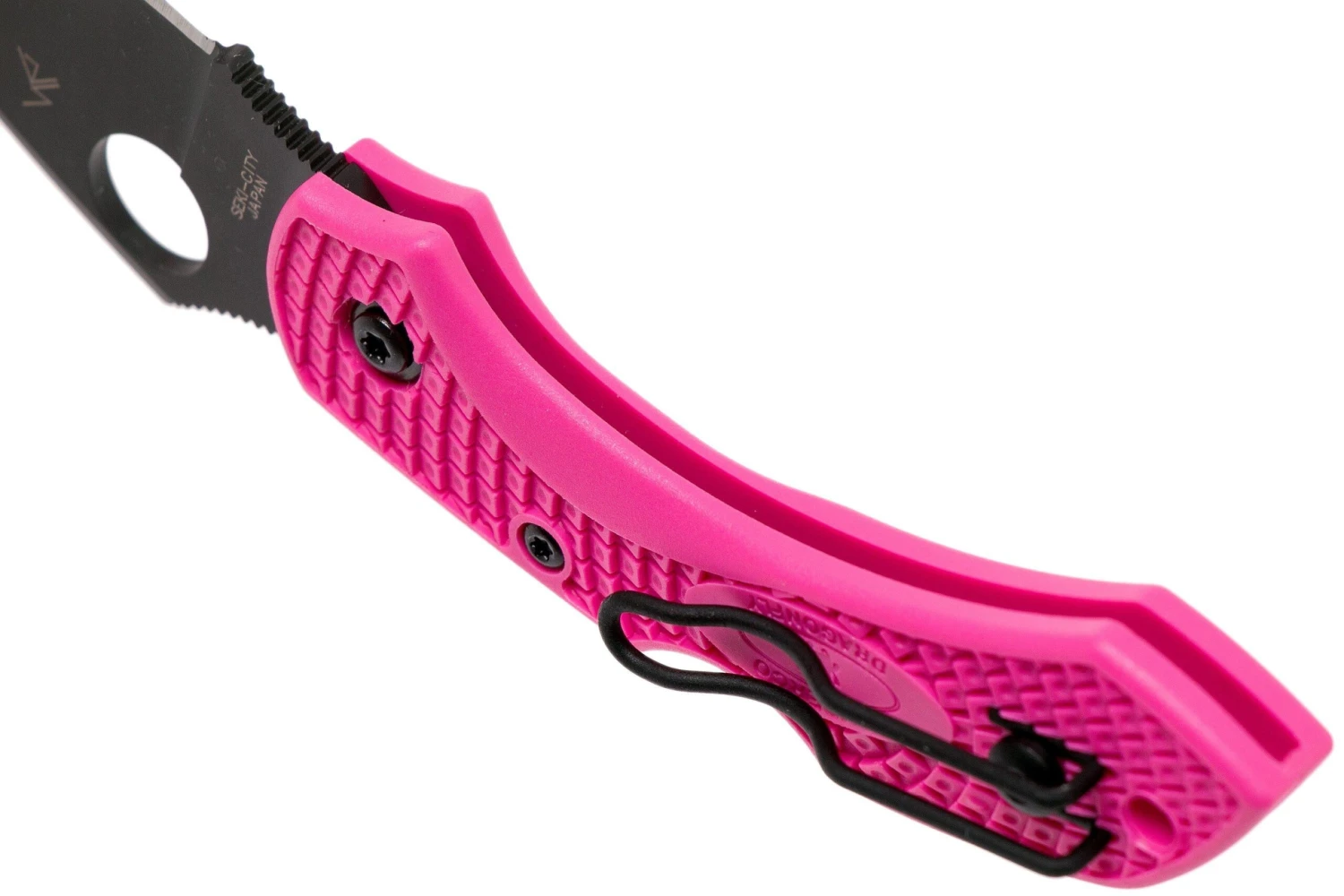 Spyderco Dragonfly 2 Pink Black S30V C28FPPNS30BK2 Pink Heals Navaja - Imagen 5