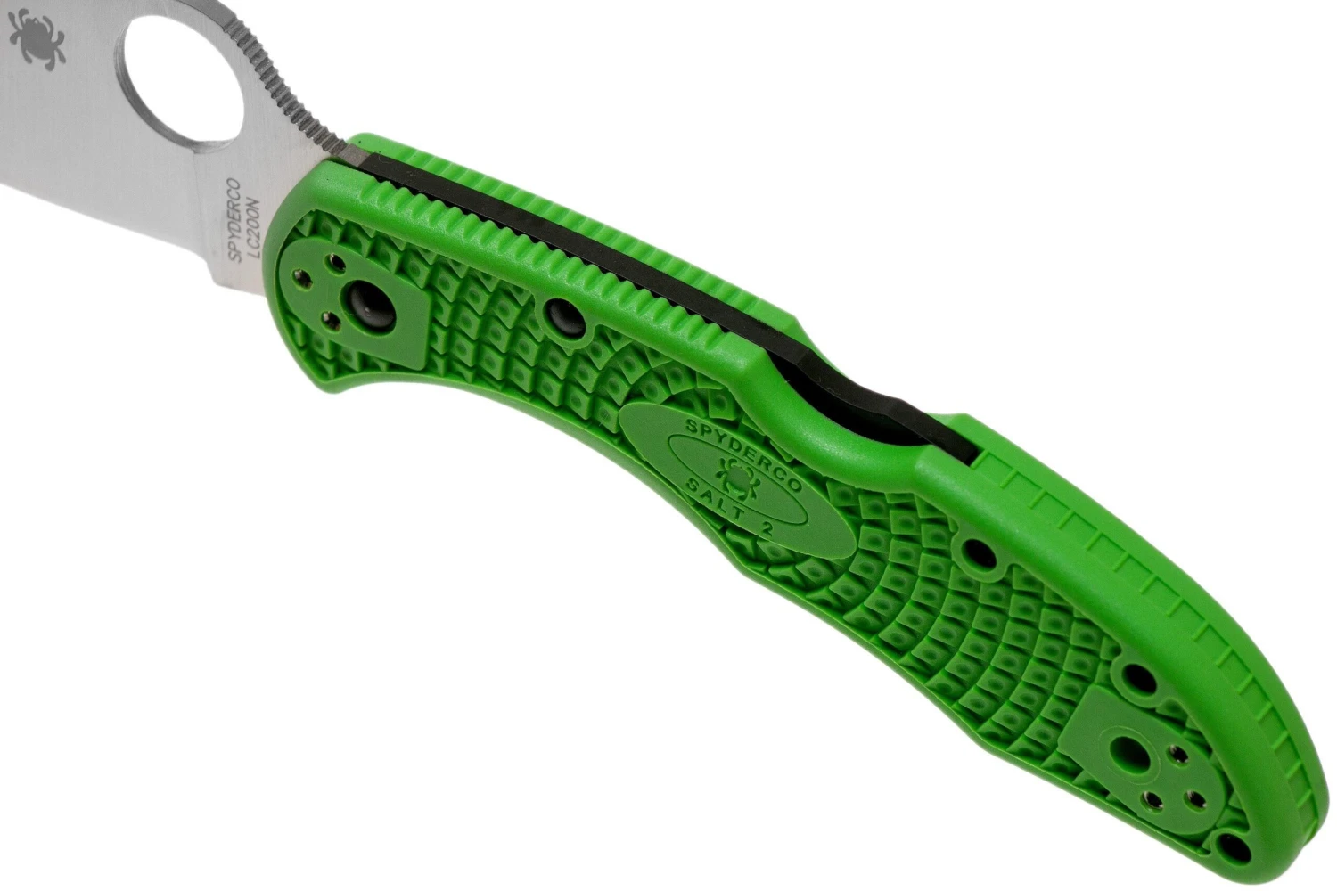Spyderco Salt 2 Green LC200N C88FPGR2 Navaja - Imagen 7