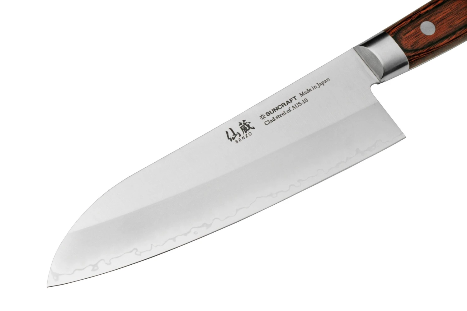 Suncraft Senzo Clad AS-01 Santoku 16,5 Cm - Imagen 3