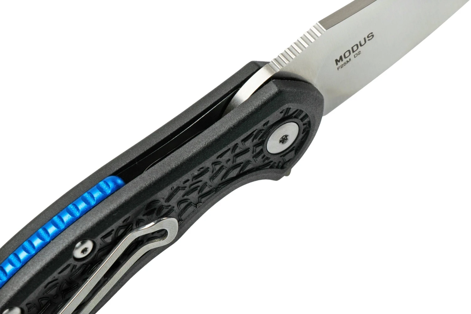 Steel Will Modus F25M-11 Black FRN, Hoja D2, Navaja - Imagen 6