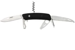 Swiza TT05 Tick Tool, Navaja Suiza Con Herramienta Para Garrapatas, Negro