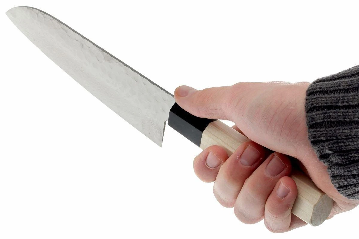 Sakai Takayuki 45-Layer Damascus Cuchillo Santoku, 18 Cm, 7252 - Imagen 4