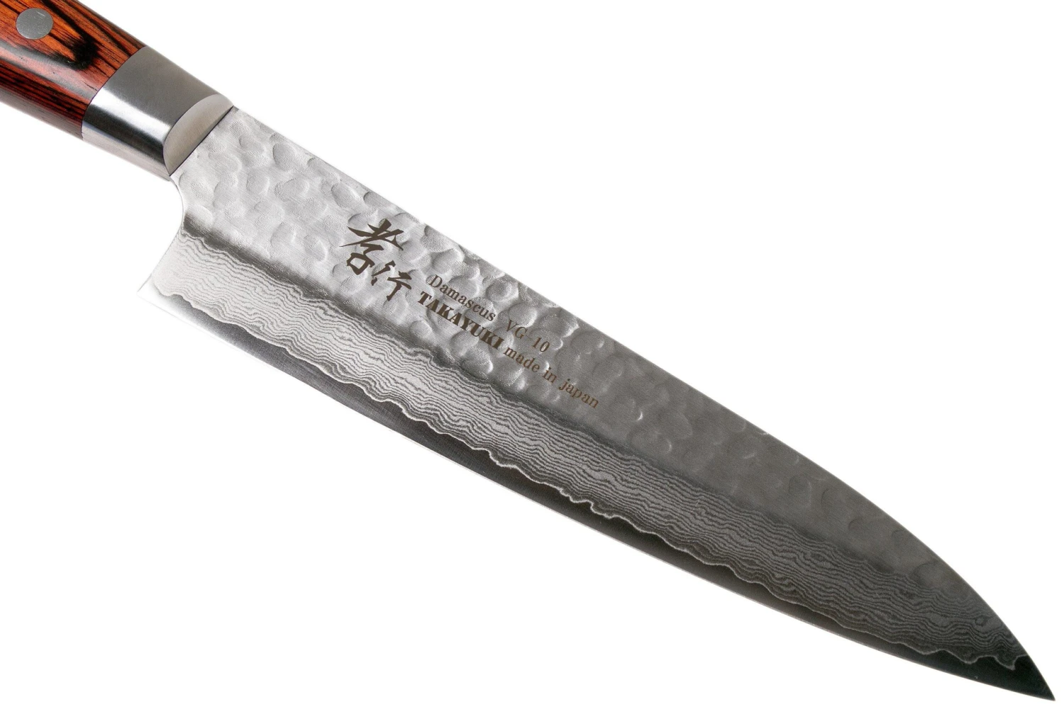 Sakai Takayuki 33-Layer Damascus Cuchillo De Chef 18 Cm, Caoba - Imagen 3