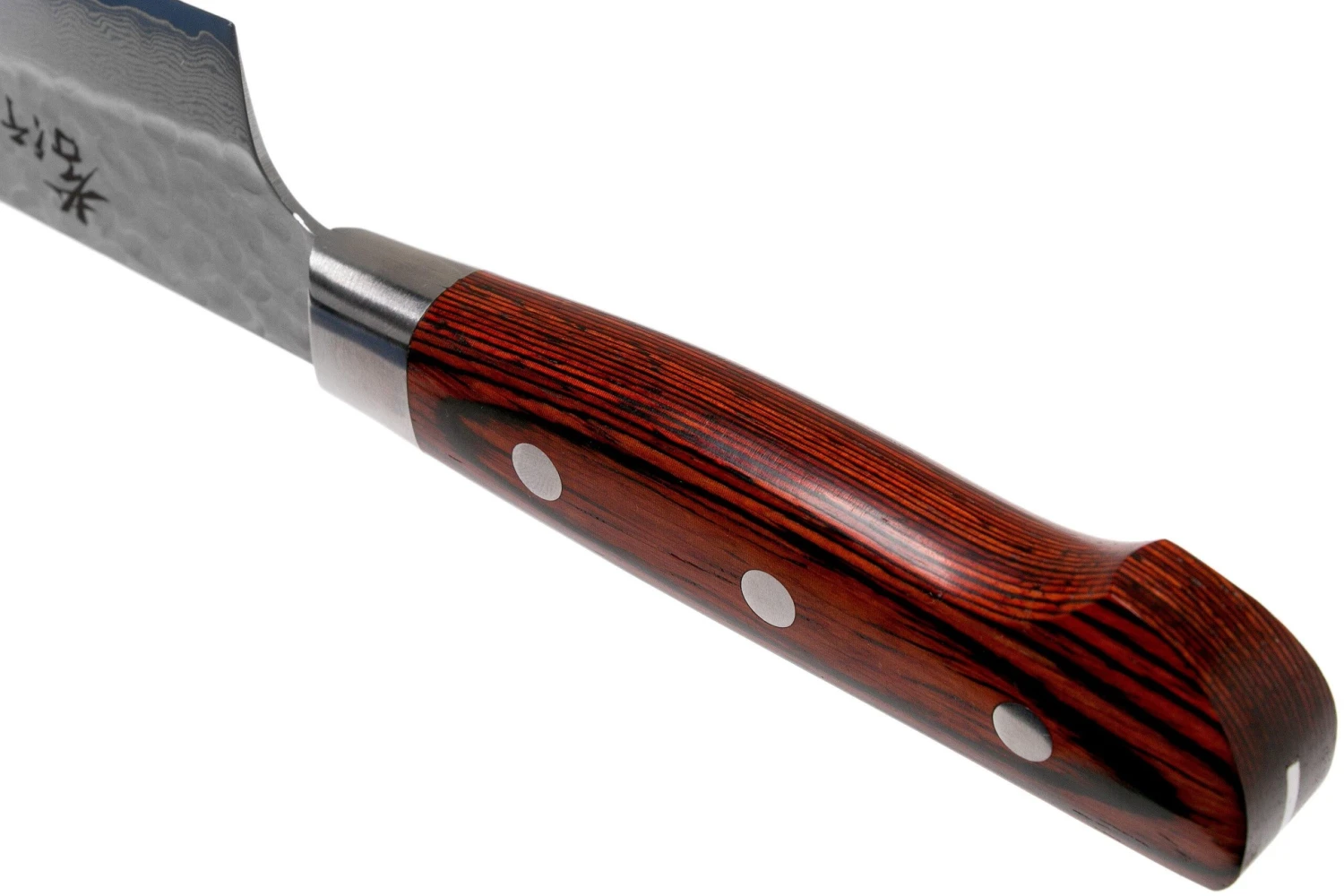 Sakai Takayuki 33-Layer Damascus Cuchillo De Chef 18 Cm, Caoba - Imagen 4