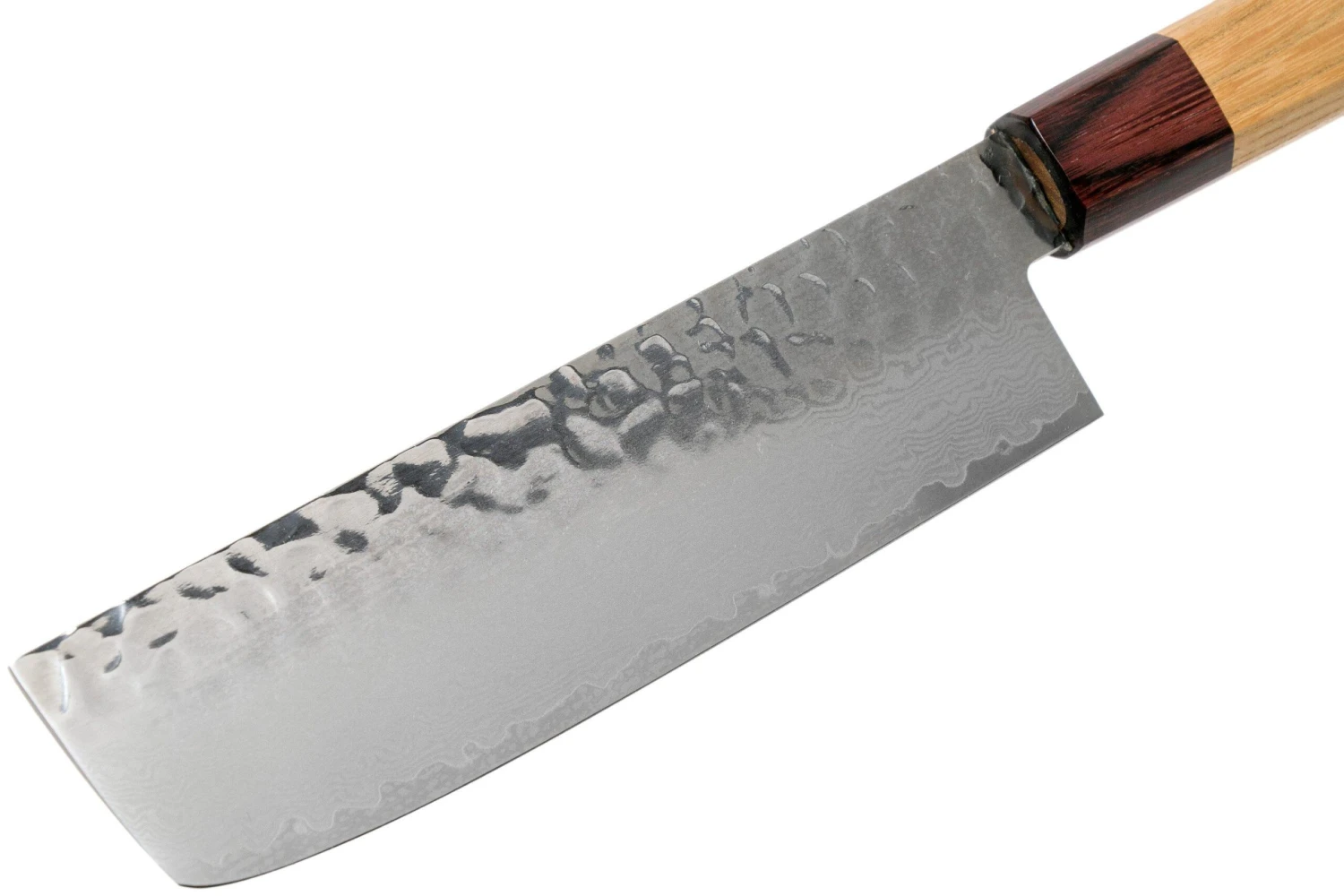 Sakai Takayuki Nakiri 33-Capas Damascus Hammered WA 16 Cm - Imagen 3