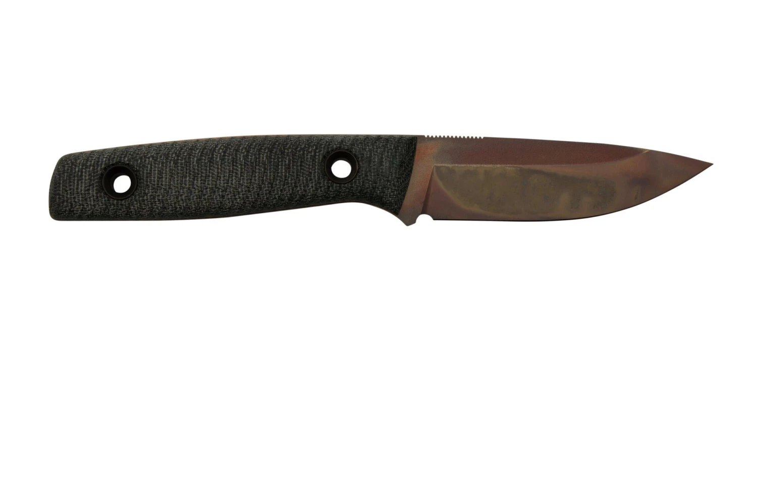 TRC Knives Classic Freedom M390 Apo Finish Black Canvas Micarta, Cuchillo Bushcraft - Imagen 2