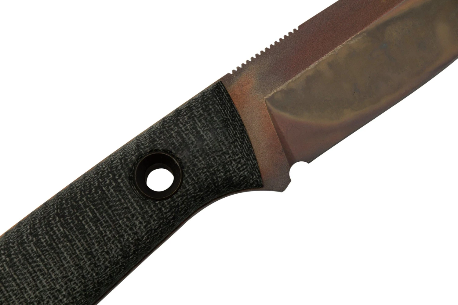 TRC Knives Classic Freedom M390 Apo Finish Black Canvas Micarta, Cuchillo Bushcraft - Imagen 5