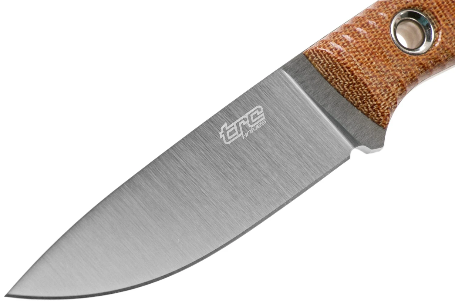 TRC Knives Classic Freedom, FFG, Brown Canvas Micarta Cuchillo De Exterior - Imagen 3