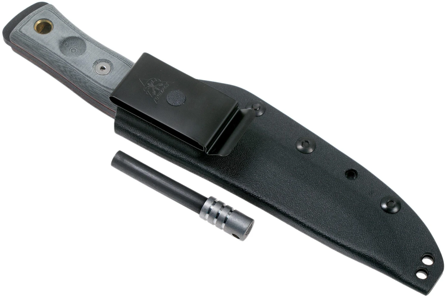 TOPS Knives B.O.B. Fieldcraft Black/Grey Micarta BROS-01 - Imagen 7