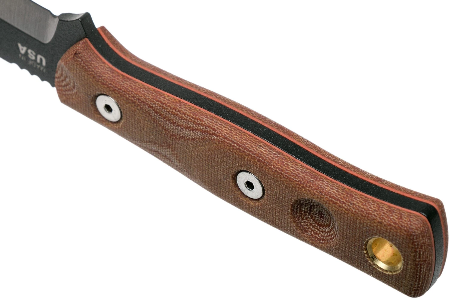 TOPS Knives TOPS Fieldcraft3.5 Mini BROS, Brown Micarta MBROS-01 Cuchillo Bushcraft - Imagen 4