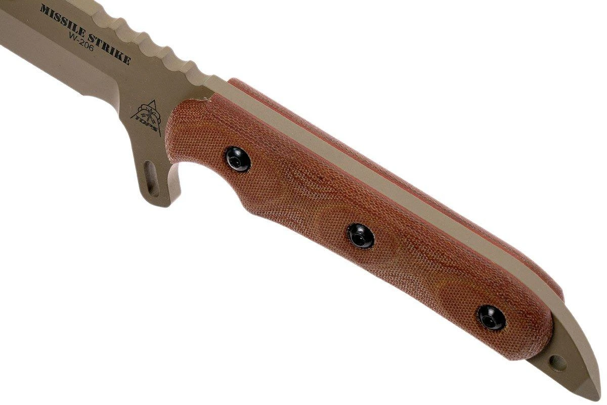 TOPS Knives TOPS Missile Strike MISS-01 Cuchillo Fijo, Kelly McCulley Design - Imagen 5