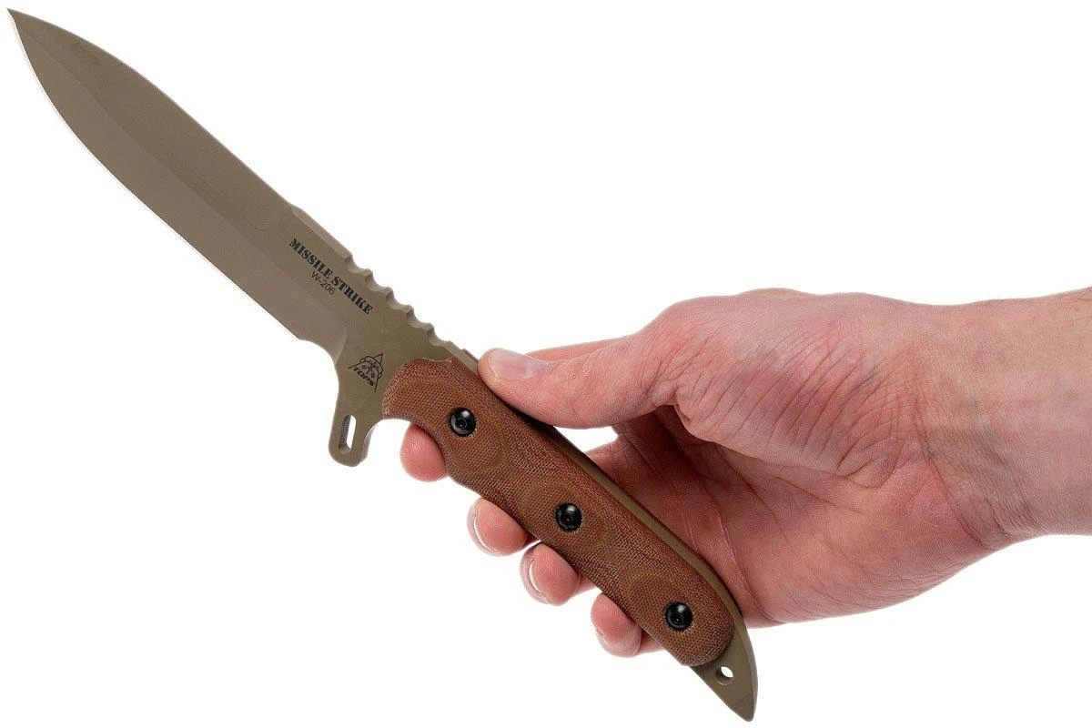 TOPS Knives TOPS Missile Strike MISS-01 Cuchillo Fijo, Kelly McCulley Design - Imagen 6