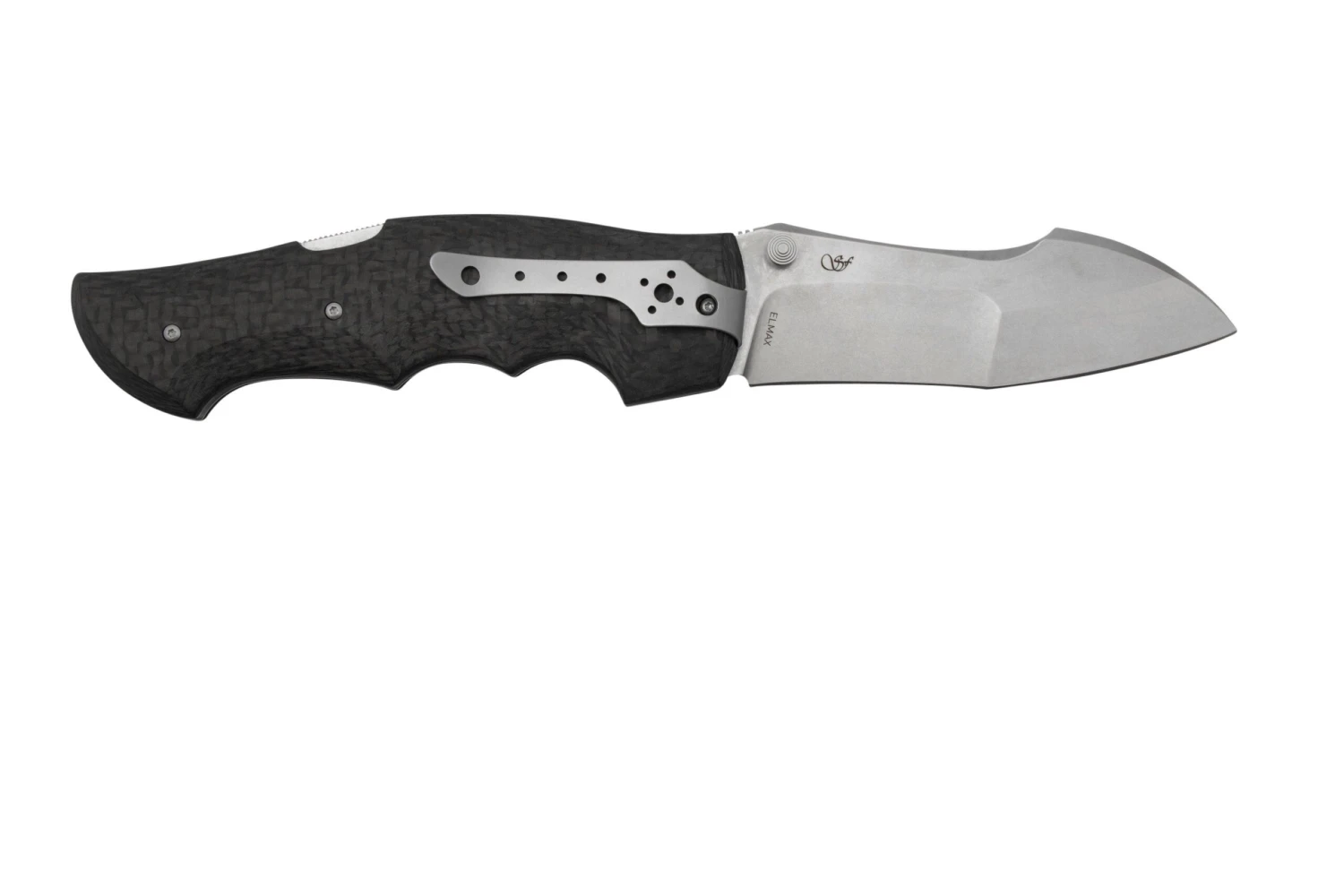 Viper Rhino 1, V5903FC, Stonewash Elmax, Carbonfiber Navaja, Diseño Fabrizio Silvestrelli - Imagen 2