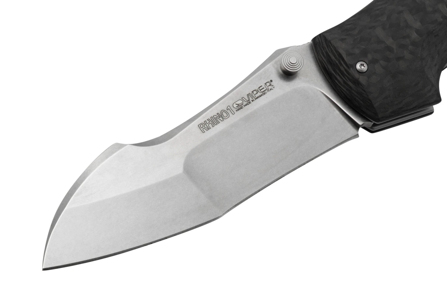 Viper Rhino 1, V5903FC, Stonewash Elmax, Carbonfiber Navaja, Diseño Fabrizio Silvestrelli - Imagen 3