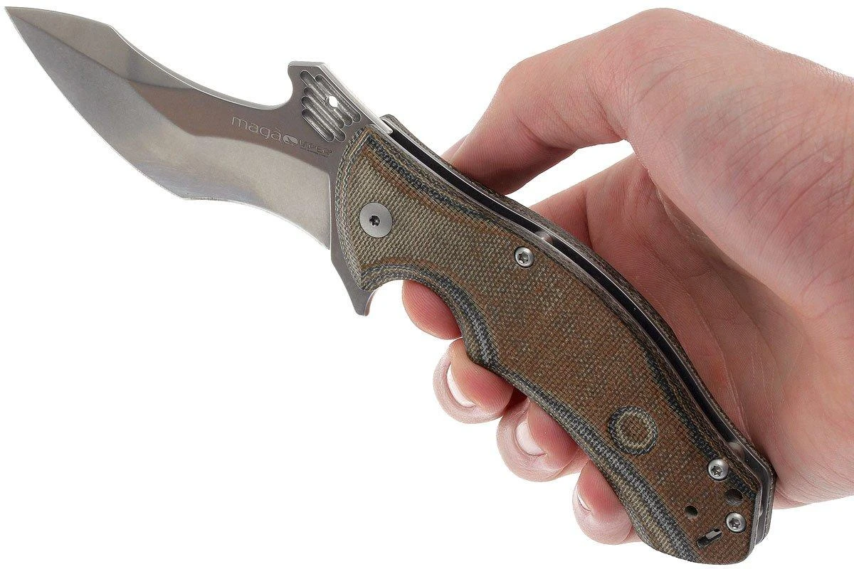 Viper Magà V5912CA N690 Stonewashed Plain Edge, Micarta - Imagen 8