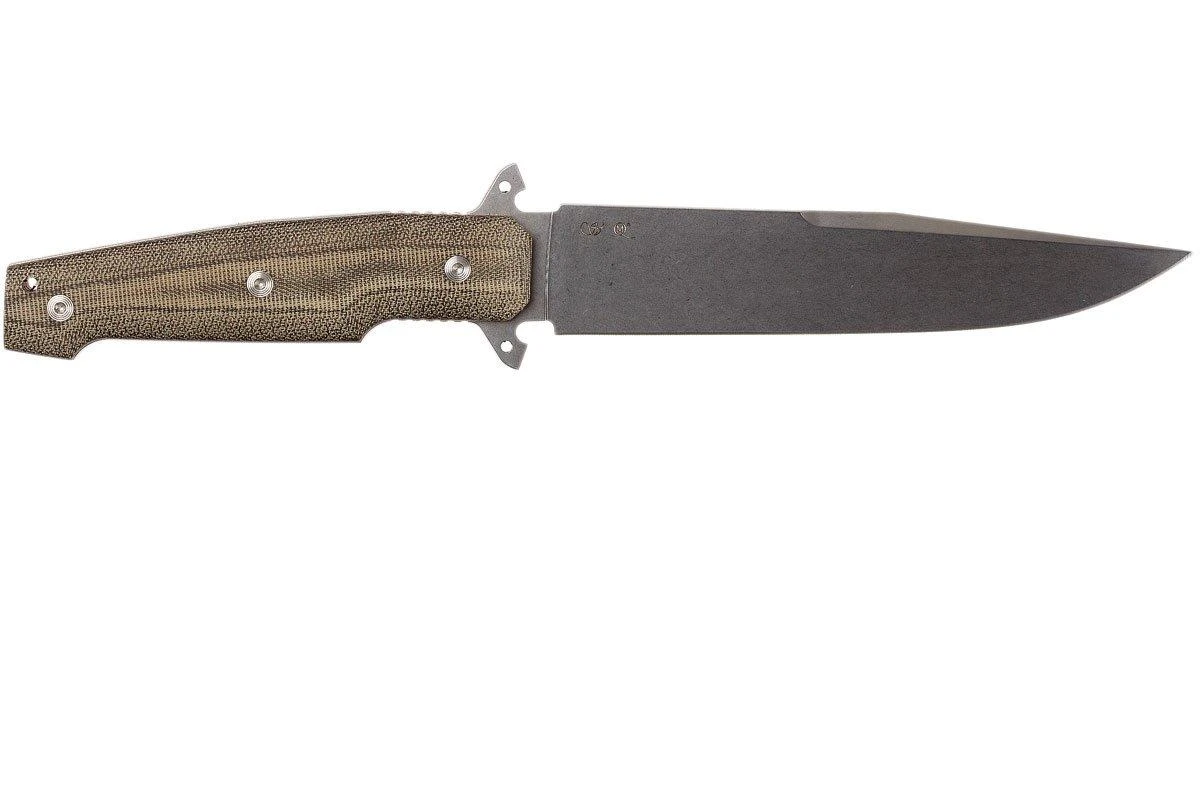 Viper Fate VT 4005 SWCV Stonewashed, Green Micarta, Cuchillo Fijo - Imagen 2