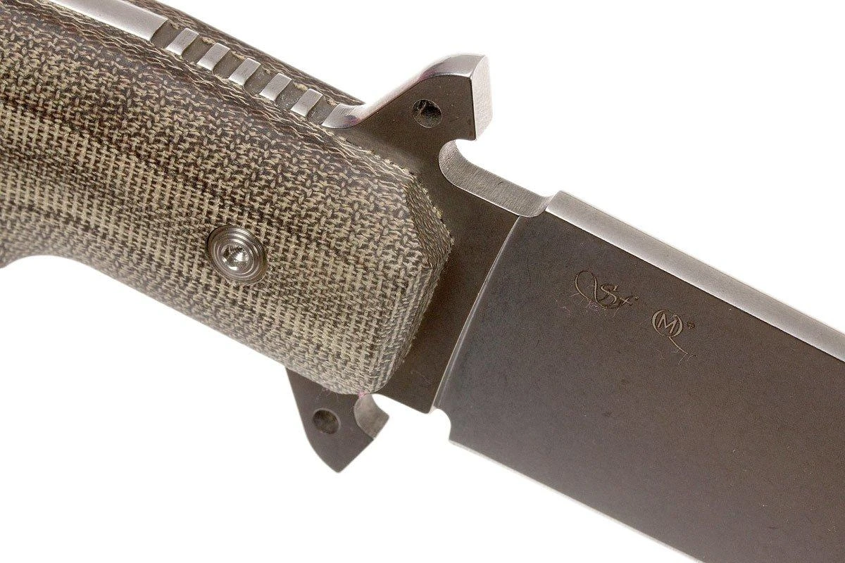 Viper Fate VT 4005 SWCV Stonewashed, Green Micarta, Cuchillo Fijo - Imagen 6