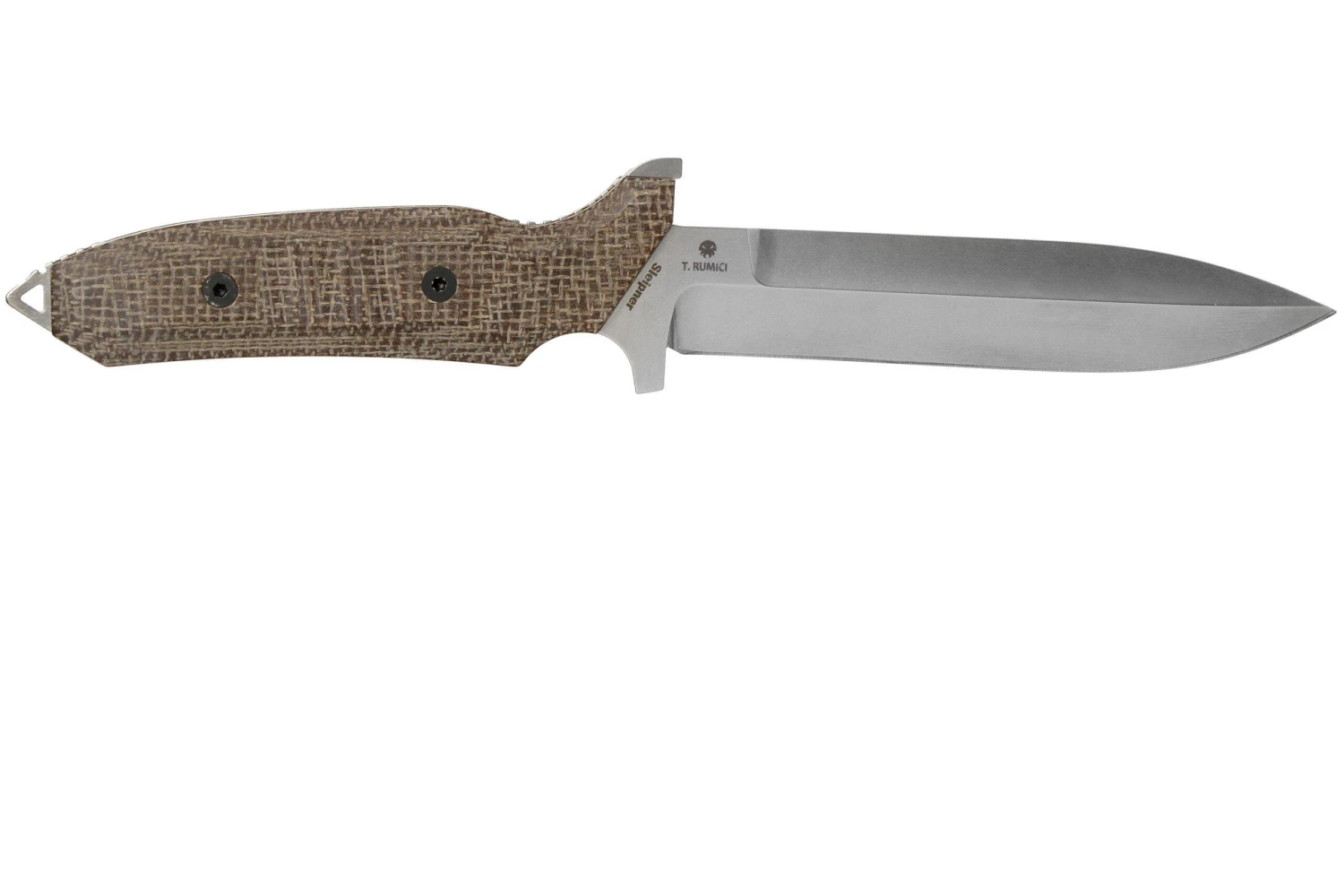 Viper Fearless VT4018CM Sleipner Stonewashed, Brown Canvas Micarta, Cuchillo Fijo, Rumici Design - Imagen 2