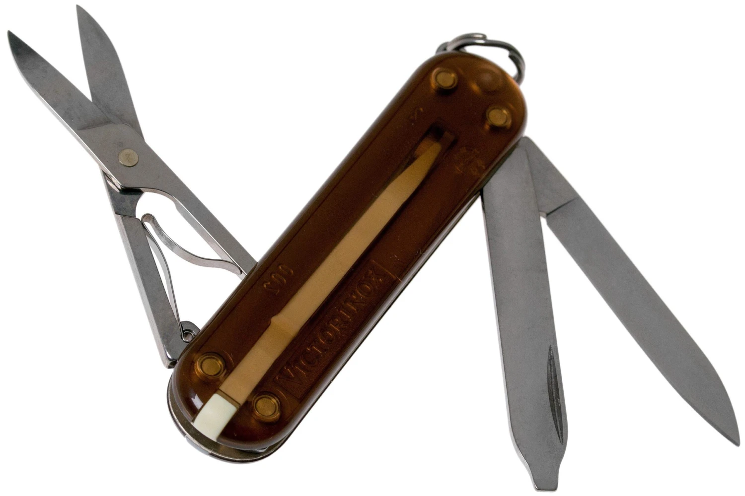 Victorinox Classic SD Translucent Colours, Chocolate Fudge 0.6223.T55G Swiss Navaja - Imagen 2
