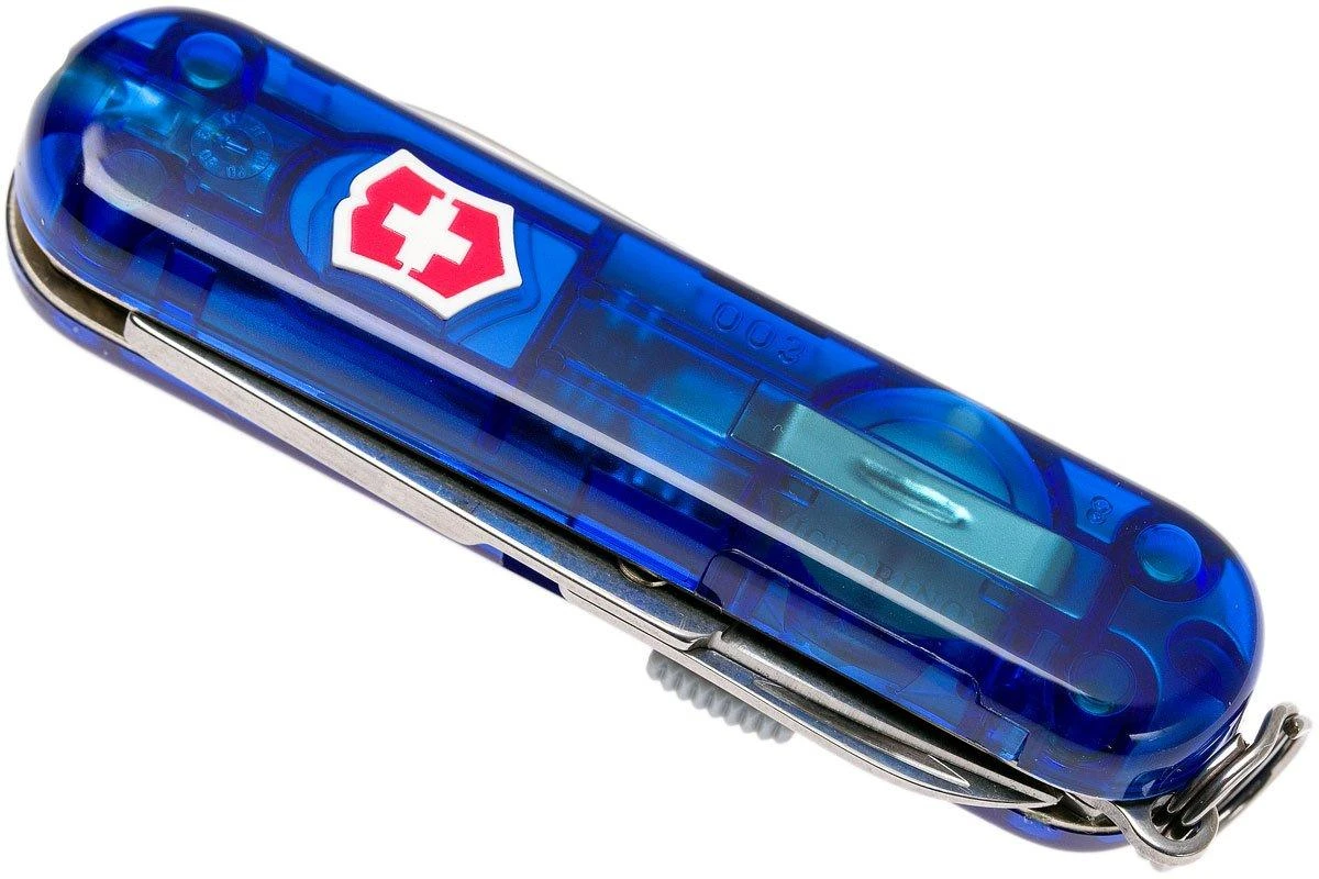 Victorinox Signature Lite Azul Transparente 0.6226.T2 Navaja Suiza - Imagen 5
