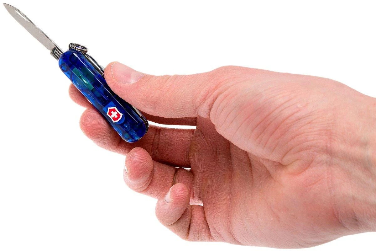 Victorinox Signature Lite Azul Transparente 0.6226.T2 Navaja Suiza - Imagen 6