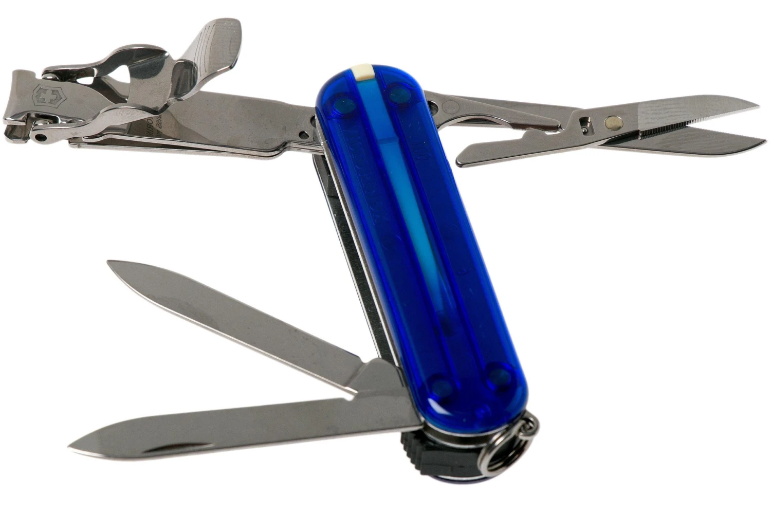 Victorinox Nail Clip 580 Azul Translúcido 0.6463.T2 Navaja Suiza - Imagen 2