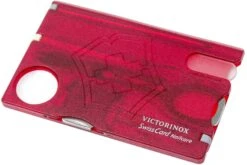 Victorinox SwissCard Nailcare Rojo Transparente 0.7240.T