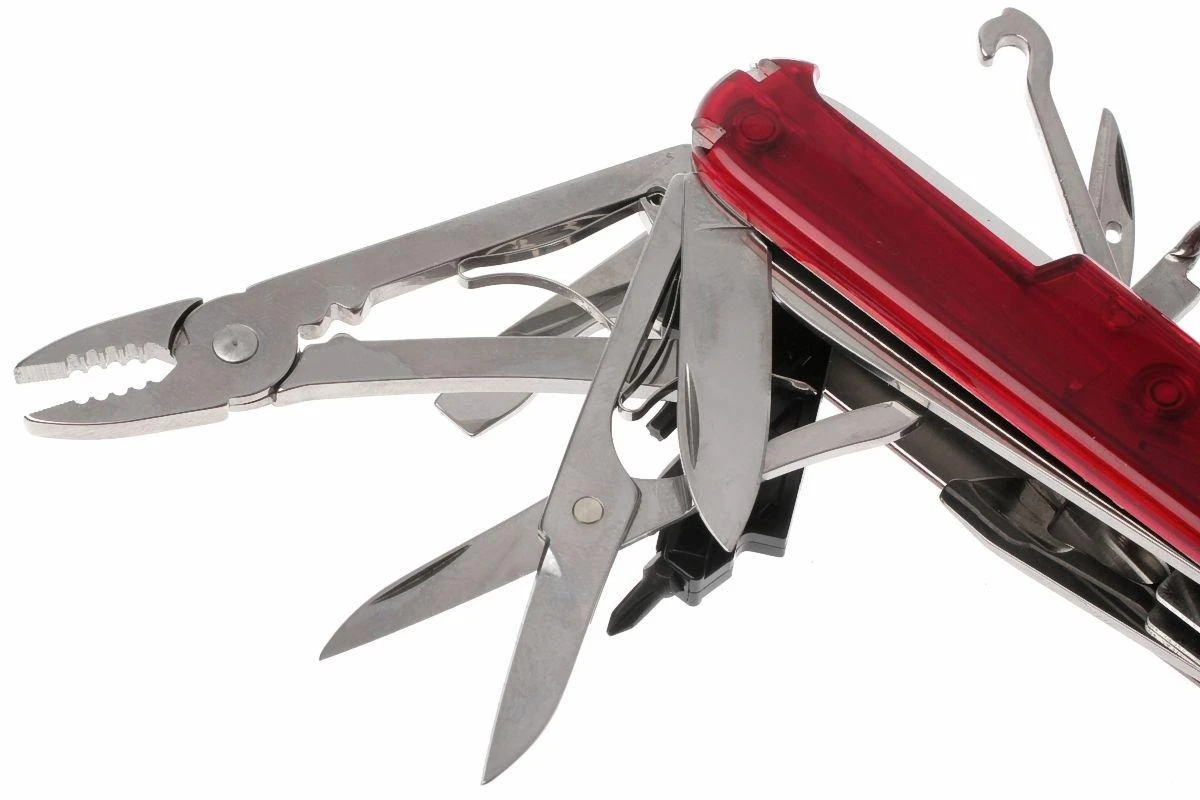 Victorinox CyberTool M Rojo Transparente 1.7725.T Navaja Suiza - Imagen 4