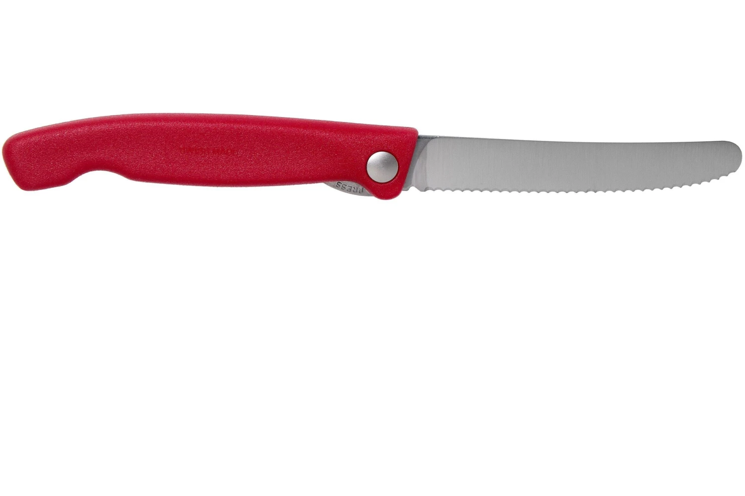 Victorinox SwissClassic 6.7831.FB Cuchillo Plegable Dentado Para Verduras, Rojo - Imagen 2