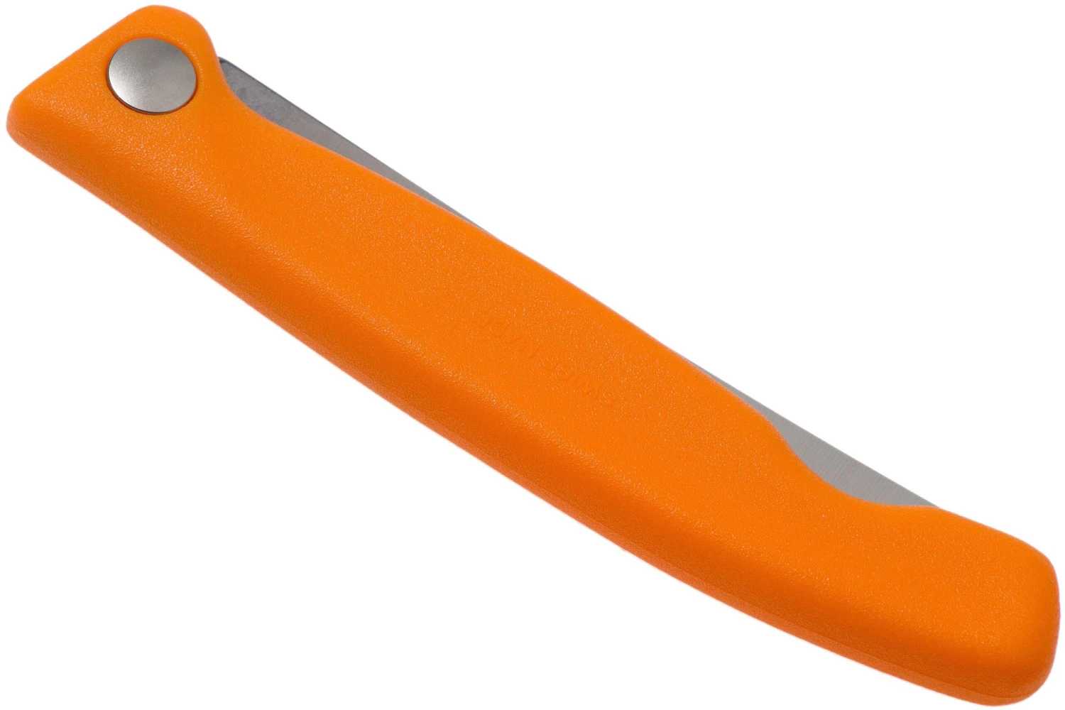 Victorinox SwissClassic 6.7836.F9B Cuchillo Plegable Dentado Para Verduras, Naranja - Imagen 4