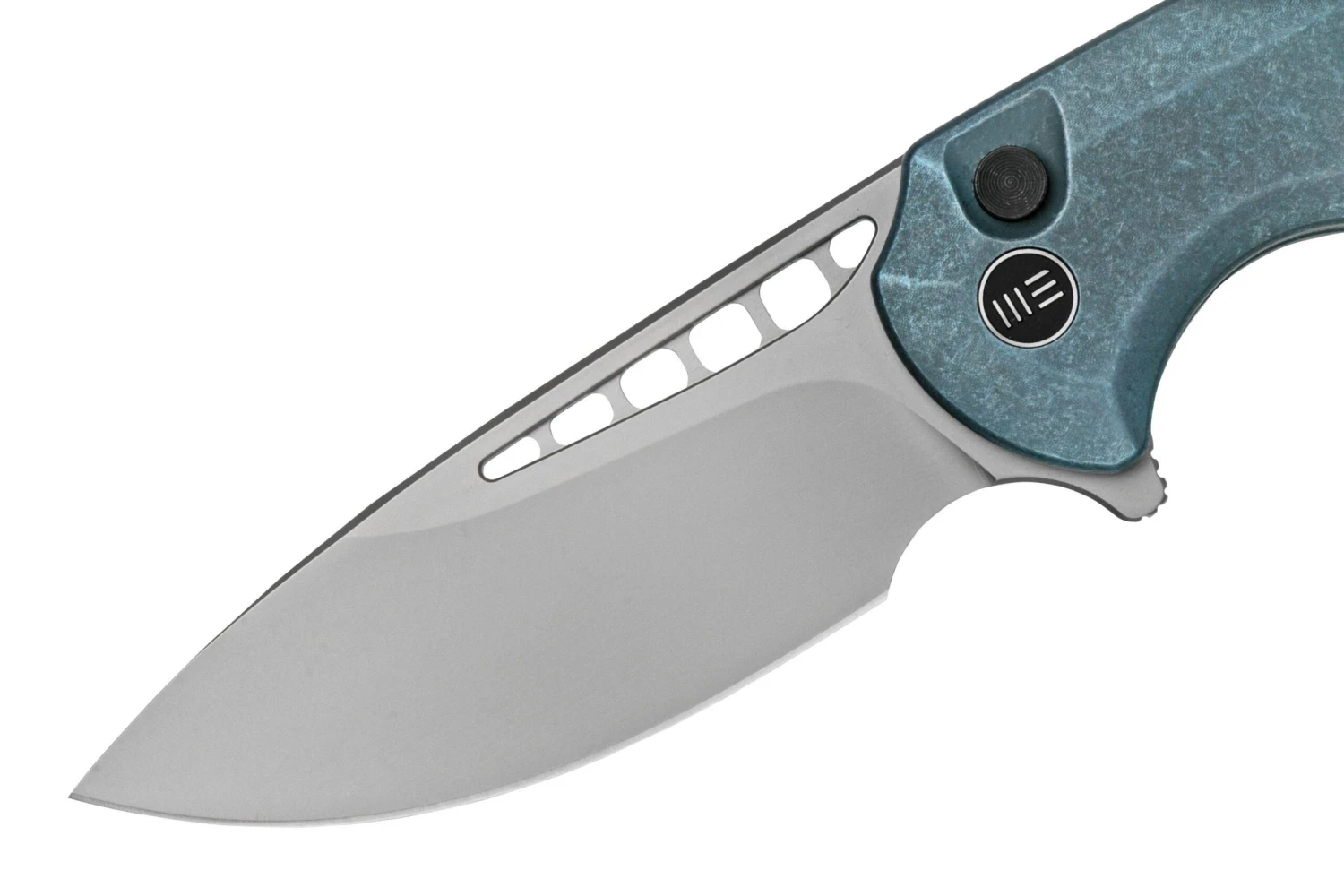 WE Knife Mini Malice WE054BL-3, Blue Titanium Navaja - Imagen 3