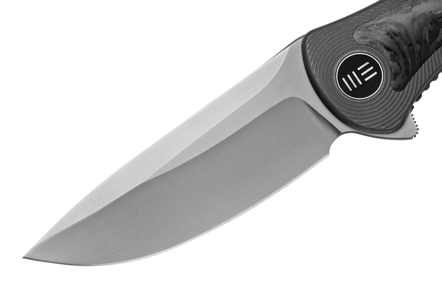 WE Knife Synergy2v2 WE18046CF-1, Gray Titanium & Carbonfiber Navaja - Imagen 3