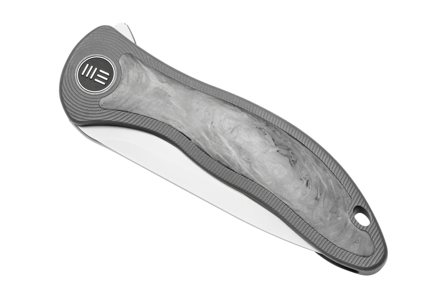 WE Knife Synergy2v2 WE18046CF-1, Gray Titanium & Carbonfiber Navaja - Imagen 4