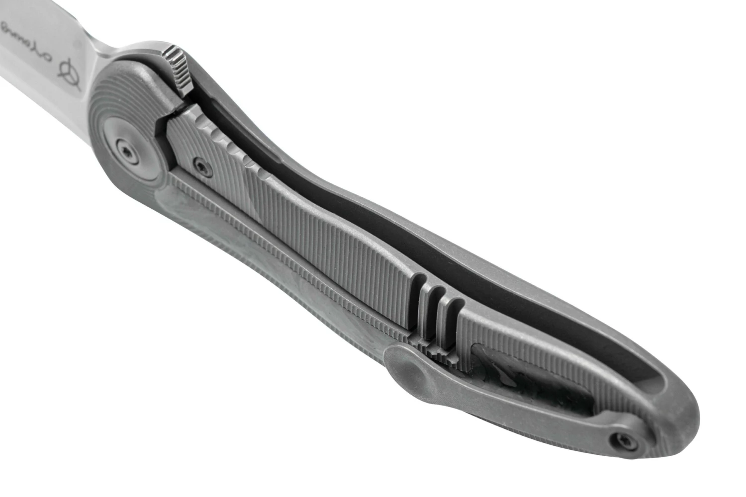 WE Knife Synergy2v2 WE18046CF-1, Gray Titanium & Carbonfiber Navaja - Imagen 6