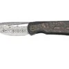 WE Knife Baloo WE21033-DS1 Damasteel, Black Titanium/Grey Carbonfiber, Navaja