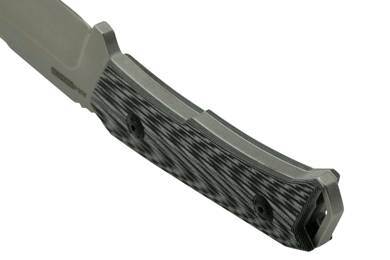 Willumsen Paragon DL22TGR Grey Black G10, AUS-8, Cuchillo Fijo - Imagen 4