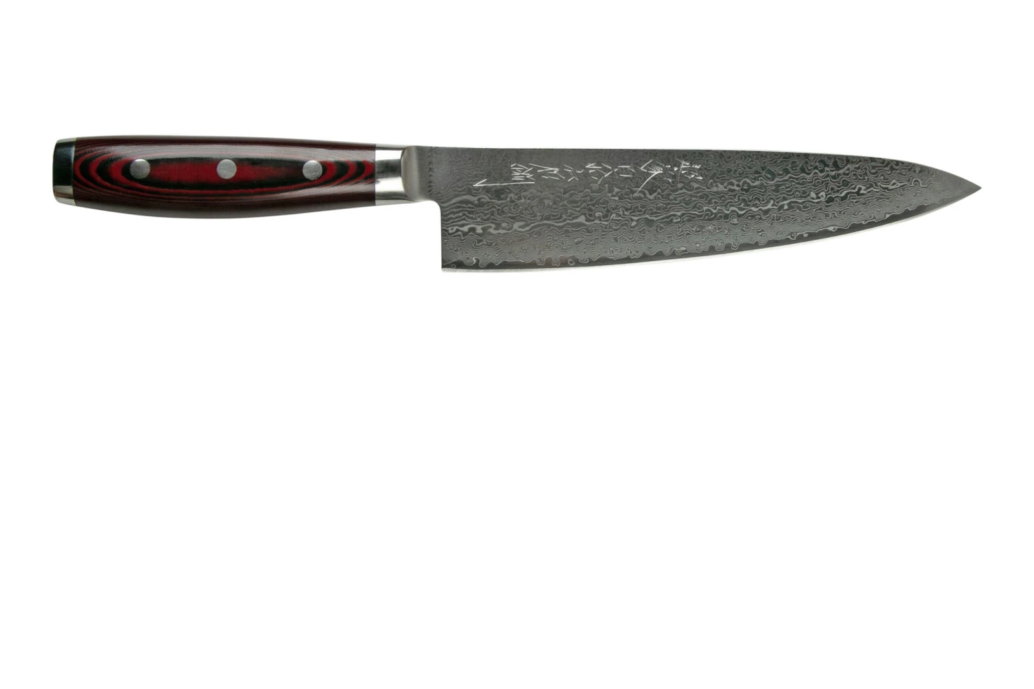 Yaxell Super Gou 37100 Cuchillo De Chef Acero De Damasco De 161 Capas, 20 Cm - Imagen 2